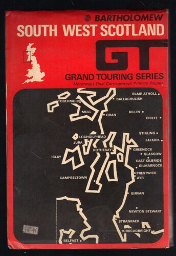 Carte ( Map ) South West Scotland 8 Bartholomew 