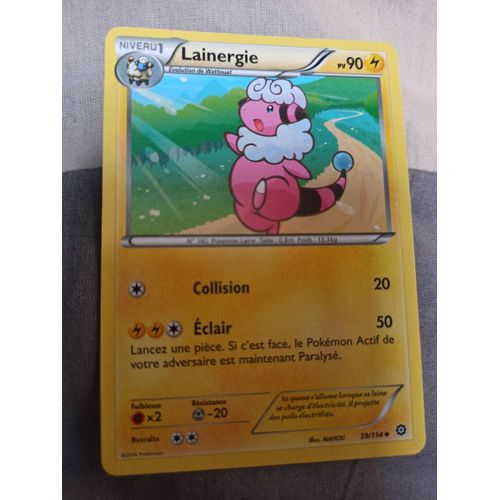 Carte Pokemon - Lainergie - 39/114 - Offensive Vapeur - 