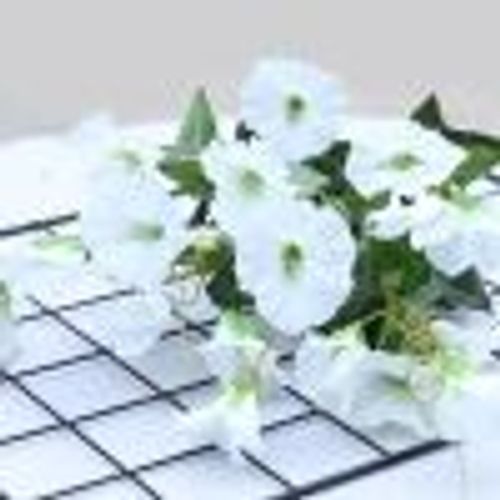 Fleurs Artificielles Pour Décoration De Jardin, Faux Téléphones, Simulation De Gloire, Pétunia, Mariage, Maison, Rose, Rouge, Blanc, Jaune, 35cm