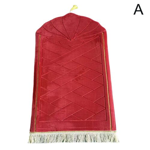 Glutnel Polymères De Prière, Couverture De Culte, Genouillère, Tapis De Sol En Gaufrage, Voyage, Prière Du Ramadan, Portable, Lea, Cadeau, Doux, Q5w3
