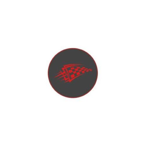 Autocollants Damier Caches Moyeu Pour Jante Auto Stickers - Taille : 58 Mm