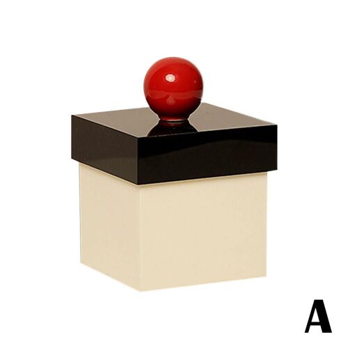 EvaluHOJar-Boîte de Rangement pour Coton-Tige, Maquillage, Cosmétique, Coton Bouffant, Récipient Acrylique, P7q6