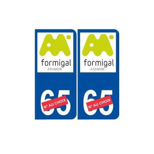 Ski Espagne Formigal Autocollant Plaque Sticker Département Au Choix - Couleur : Arrondis - Angles : Arrondis
