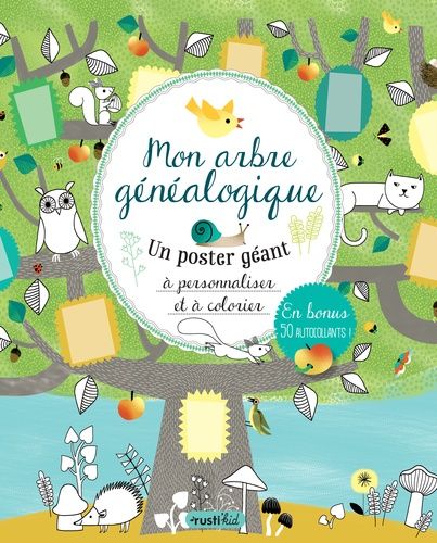 Mon Arbre Généalogique - Un Poster Géant À Personnaliser Et À Colorier