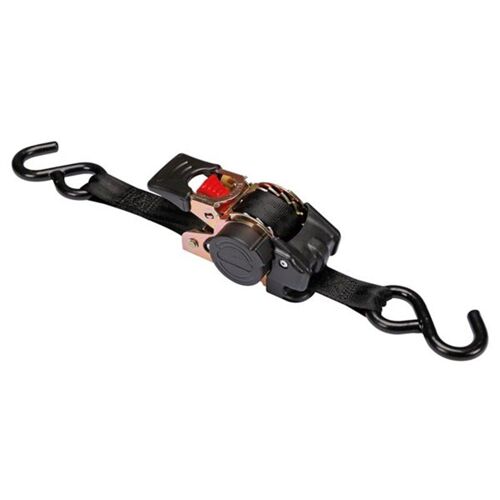 Sangle D'Arrimage Avec Tendeur À Cliquet - Rétractable - 300 Kg - 3 M X 25 Mm