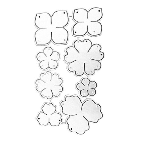 H7ea ? Matrices De Découpe De Fleurs En Gaufrage, Pochoir Pour La Fabrication De Cartes D'anniversaire, Bricolage, Artisanat En Papier Pour Album De Scrapbooking