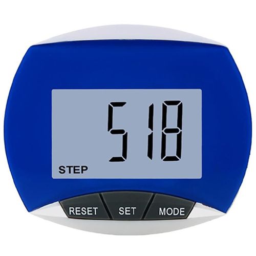 Compteur De Pas De Marche 3d,Podomètre Étanche,Mouvement Multifonctionnel,Comptage De Calories,Écran Lcd,Équipements De Fitness,1 Pièce - Type Bleu