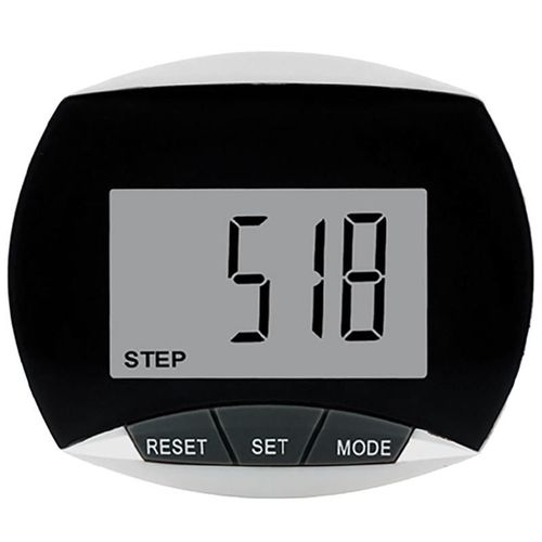 Compteur De Pas De Marche 3d,Podomètre Étanche,Mouvement Multifonctionnel,Comptage De Calories,Écran Lcd,Équipements De Fitness,1 Pièce - Type Black