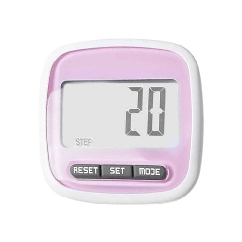Podomètre Étanche Multifonctionnel Avec Écran Lcd,Compteur De Pas Et De Calories,Équipement De Fitness 3d Pour La Marche - Type Rose