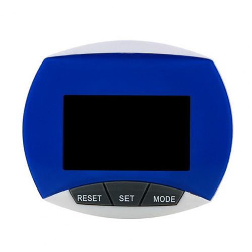 Podomètre Numérique 3d Pour La Marche,Calcul De Pas Et De Calories,Clip De Sécurité,Exercice De Course,Fitness - Type Bleu