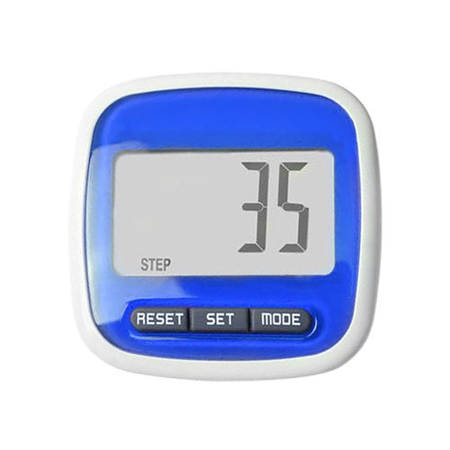 Podomètre 3d Multifonctionnel Étanche Avec Écran Lcd,Équipement De Fitness,Comptage De Calories,Marche,Sport - Type Blue #D