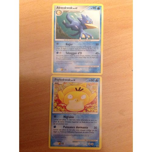 Psykokwak 60pv (87/127) + Akwakwak 90pv (29/127) Pokemon