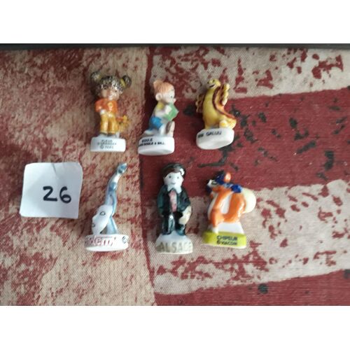 Lot De 6 Fèves ( Lot 26) 
