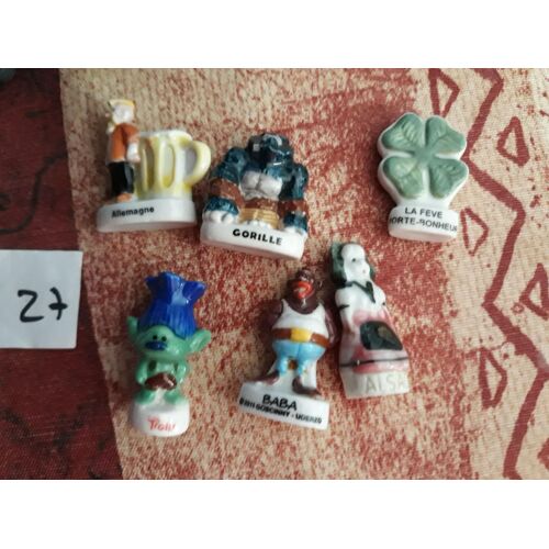 Lot De 6 Fèves ( Lot 27)