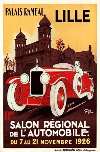 Affiche Palais Rameau Lille 1926