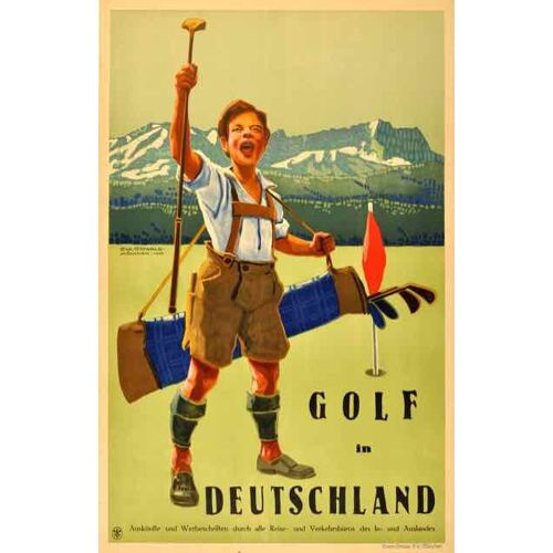 Affiche Golf In Deutschland