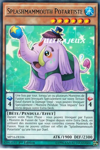 Yu-Gi-Oh! - Mp16-Fr106 - Splashmammouth Potartiste - Rare