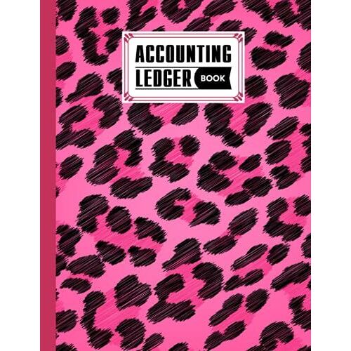 Accounting Ledger Book: Leopard Print Cover | For Bookkeeping | 6 Column | Size 8.5" X 11" By Carmen Rapp