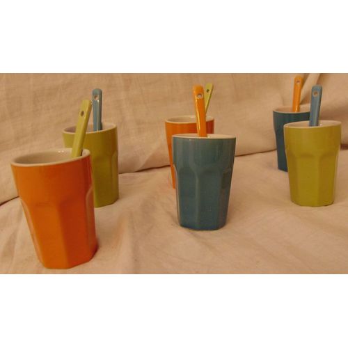 Tasse Petits Verre Verrine Avec Cuillère