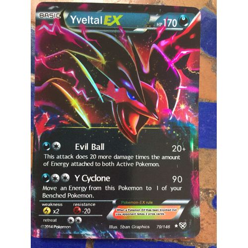 Carte Pokemon Yveltal Ex