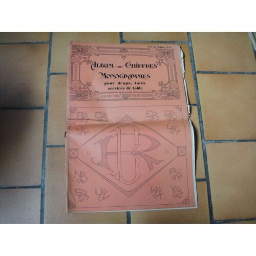 Album De Chiffres Monogrammes Pour Draps Taies Services De Table 0 