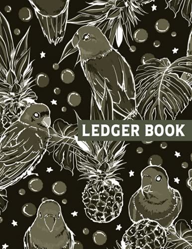 Ledger Book: Record Income And Expenses | Vintage Bird | Business Essential Log Book