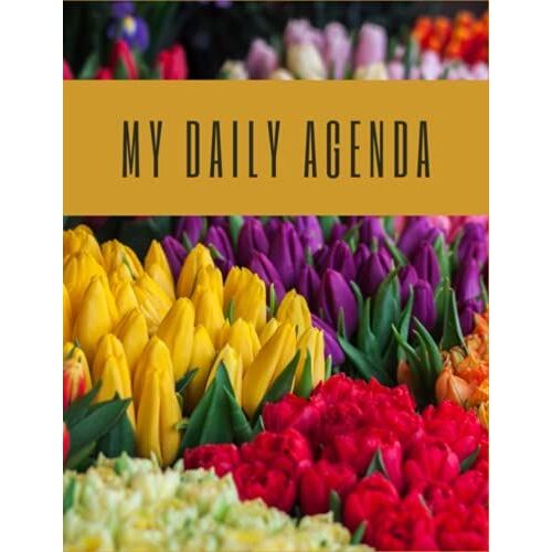 My Daily Agenda: Undated Planner 8.5 X 11