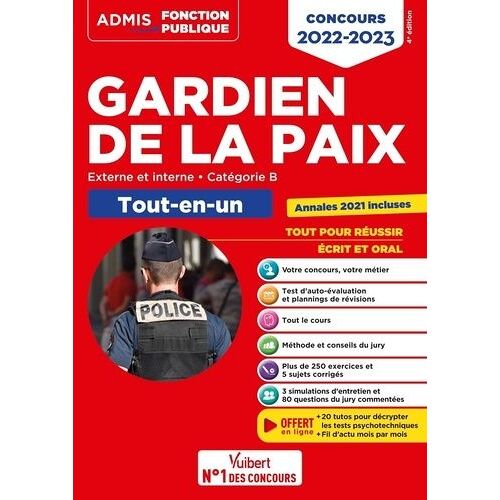 Gardien De La Paix - Tout-En-Un - Externe Et Interne - Catégorie B
