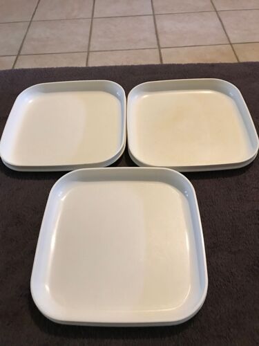 Assiettes Tupperware , Lot De 3 Blanc , Pique-Nique , Pic-Nic