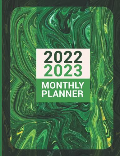 2022-2023 Monthly Planner: 24 Months Planner January 2022 To December 2023 Weekly And Monthly Calendar With Holidays, Monthly Planner And Notebook