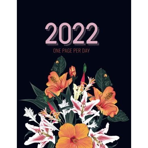 Daily Diary Low Vision: One Page Per Day Large Print Diary Fully Lined And Dated Journal: Low Vision Planner: Daily Large Print Planner For Seniors ... Impaired With Bold Lines On White Paper