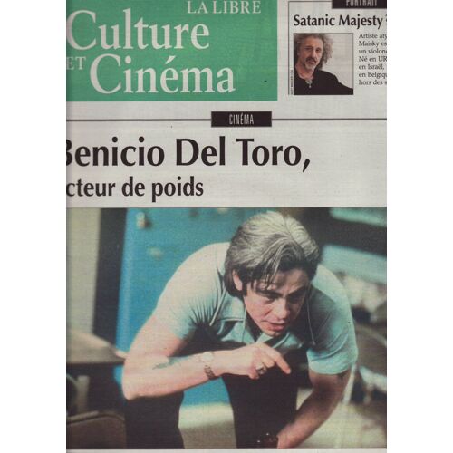 La Libre Culture Et Cinéma (Belgique) / 11-02-2004 N°258 : Benicio Del Toro (1p) 