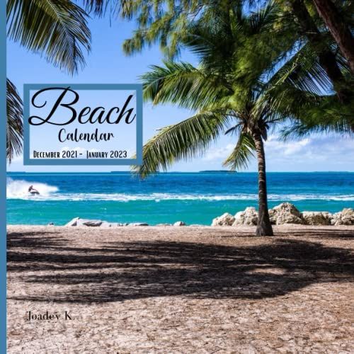 Calendar 2022 Beach Themed: Monthly 2022 Planner Calendar With Notes And To Do List Sections - Get Organized For The New Year With This Pretty Beach ... For Christmas & New Year - Stocking Fillers