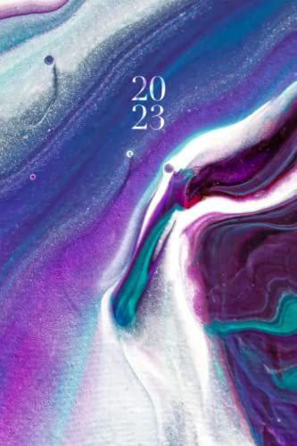 2023: Weekly Planner Week To View | 6 X 9 Dated Agenda | Monday Start Appointment Calendar | Organizer Book | Soft-Cover Abstract