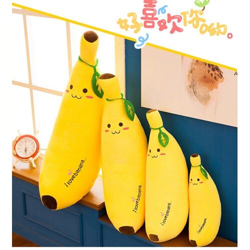 Oreiller Créatif En Forme De Fruit, Logiciel Banane, Jouet En Peluche Pour Lit, Grand Oreiller Pour Dormir, Cadeaux Pour Amis Et Enfants