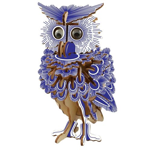 Puzzle En Bois 3d Hibou Mignon, Pièces D'Animaux, Pour Adultes, Jeu De Famille, Collection
