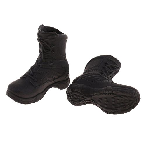 Chaussures De Policier, Bottes De Combat Pour Accessoires De Figurines D'Action De 12 Pouces, Échelle 1/6