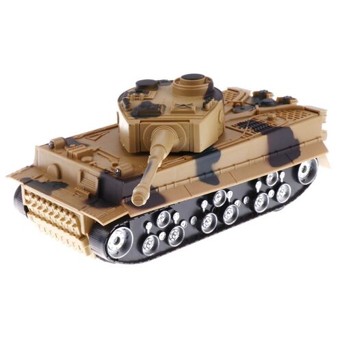 Char De Combat Allemand Tigre De La Seconde Guerre Mondiale, Modèle De Jouet, Camouflage Terre Jaune, 1/32