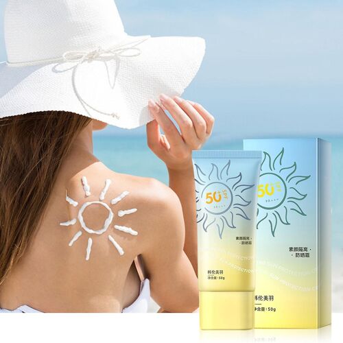Crème Solaire Isolante Spf50+++Hydratante Eau Hydratante Universelle Crème Protectrice Hydratante 50g 240587