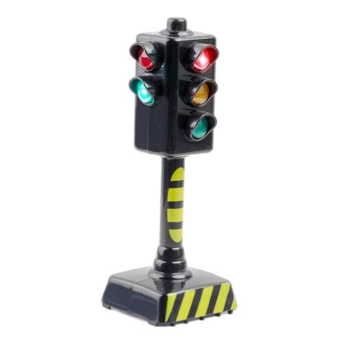 Feu De Circulation Led Avec Musique, Jouet, Accessoires De Modèle De Voiture, Feu De Signalisation, Règle De Circulation, Cognition, Jouet Pour Les Tout-Petits