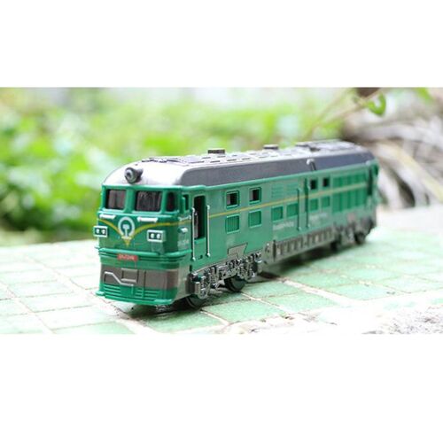 Locomotive À Vapeur En Alliage Échelle 1:87, Moteur De Traction, Trains, Modèle De Jouet Avec Lumière Musicale