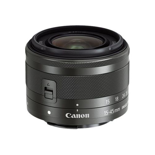 Objectif Canon EF-M - Fonction Zoom - 15 mm - 45 mm - f/3.5-6.3 IS STM - Canon EF-M - pour EOS Kiss M, Kiss M2, M, M10, M100, M2, M200, M3, M5, M50, M50 Mark II, M6, M6 Mark II