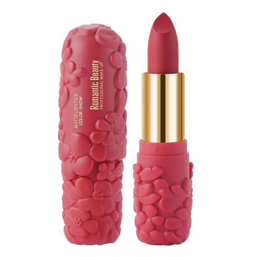 6 Color Lipstick Petal Style Maquillage Européen Et Américain Rouge À Lèvres Imperméable 