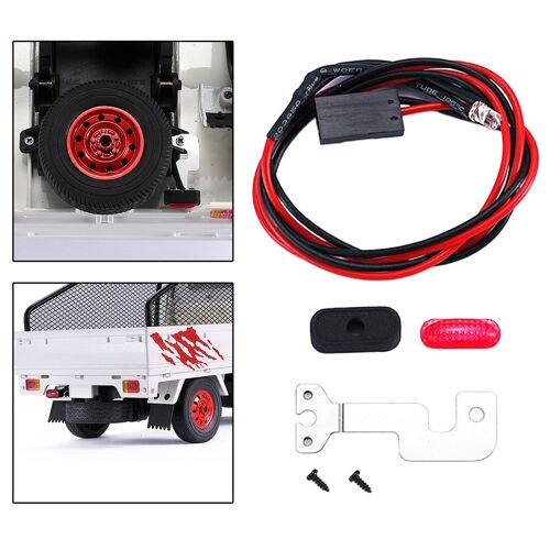 Pièces De Voiture Pour Camion Wpl D12, 1/10 Rc, Bricolage, Modification, Roue De Lumière De Frein 13mm, Adaptateur Hexagonal Hub