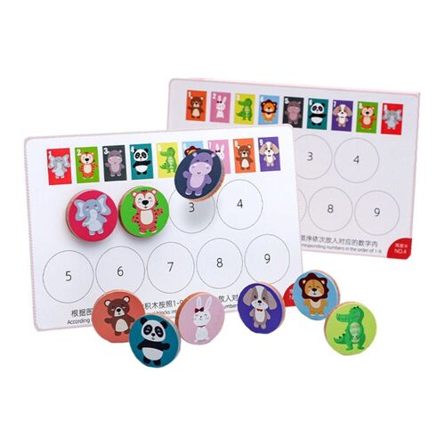 Jouets En Bois Avec Animaux Pour Enfants De 3 Ans Et Plus, Jouets Éducatifs Et De Logique, Pour Maternelle Et Préscolaire