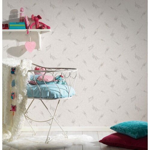 Papier peint graffiti argent