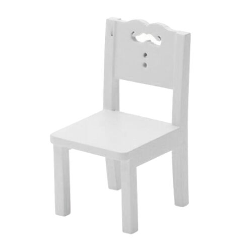 Meubles De Maison De Poupée En Bois Pour Enfants, Chaise Pour Décoration De Maison De Poupée, Accessoires