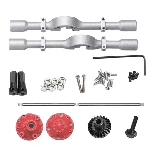 Wpl 1:10 D12 Télécommande Voiture Camion Métal Mise À Niveau Essieu Arrière Pièces D'Assemblage, Accessoires