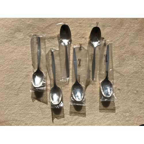 6 Cuillers À Soupe Christofle Modèle Orly, Métal Argenté