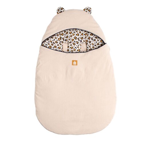 Nid D'ange Bébé 5 Attaches En Velours Côtelé Et Intérieur Gaze De Coton